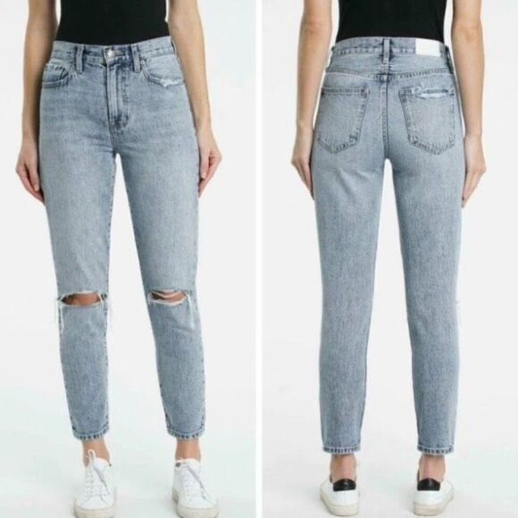 PISTOLA Nico High Rise Mom Jeans in Wanderer Size 30 Distressed Size 10 - Picture 1 of 12